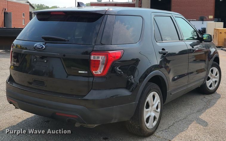 image for item IU9261 2016 Ford Explorer Police Interceptor  SUV