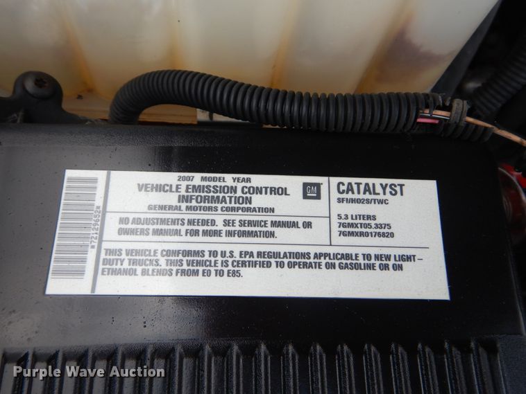 image for item JG9141 2007 Chevrolet Silverado 1500  Ext. Cab pickup truck