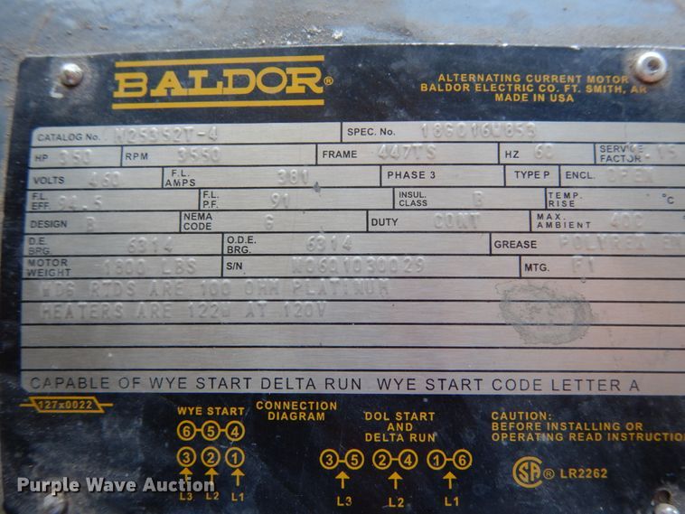 image for item KI9599 Baldor  electric motor