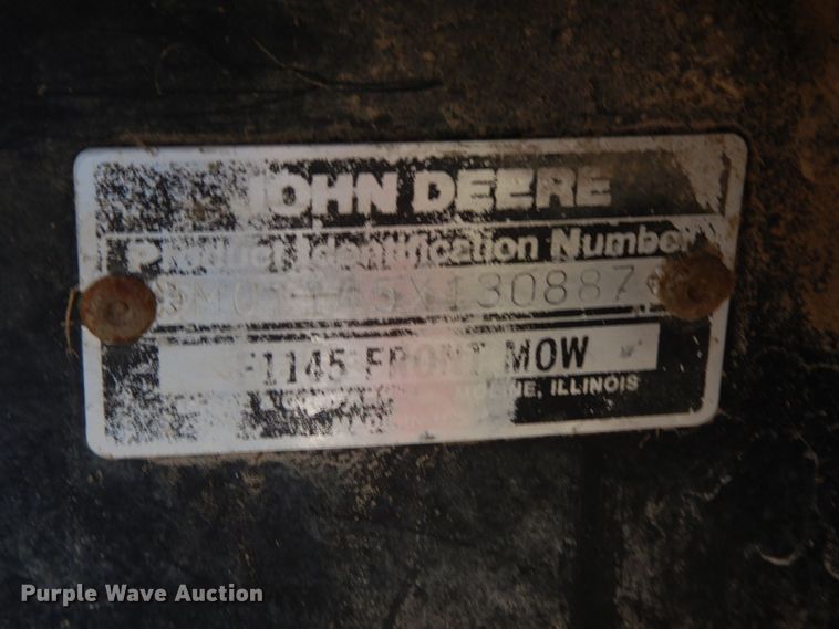 image for item KI9644 John Deere F1145  lawn mower