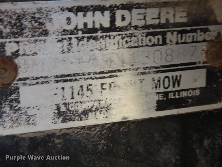 image for item KI9644 John Deere F1145  lawn mower