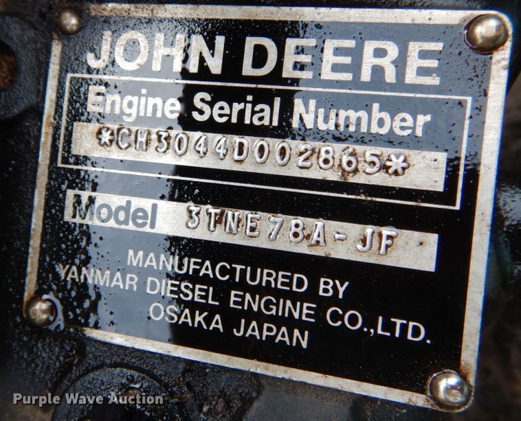 image for item KI9645 John Deere 3215A  reel mower