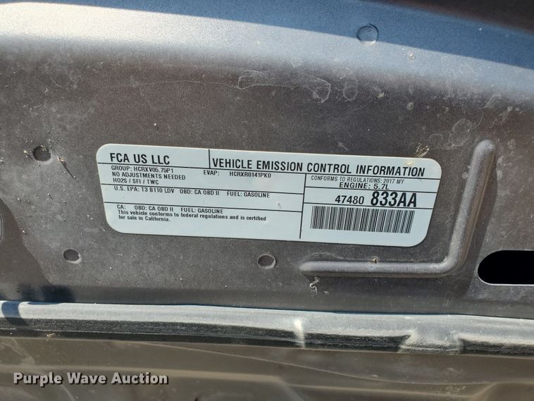 image for item KK9201 2017 Dodge Charger Police