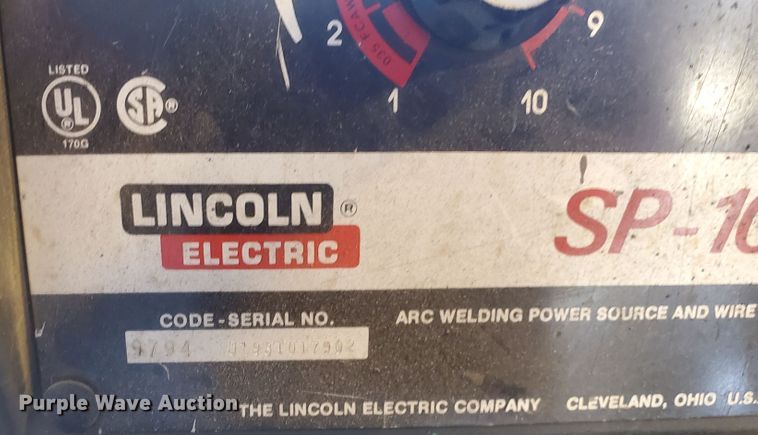 image for item KK9281 Lincoln SP100  welder