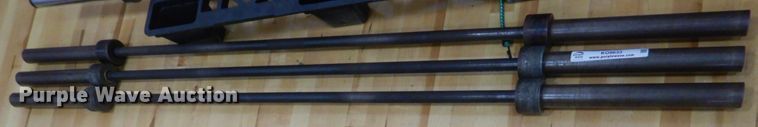 image for item KO9633 (3) 45 lbs barbells