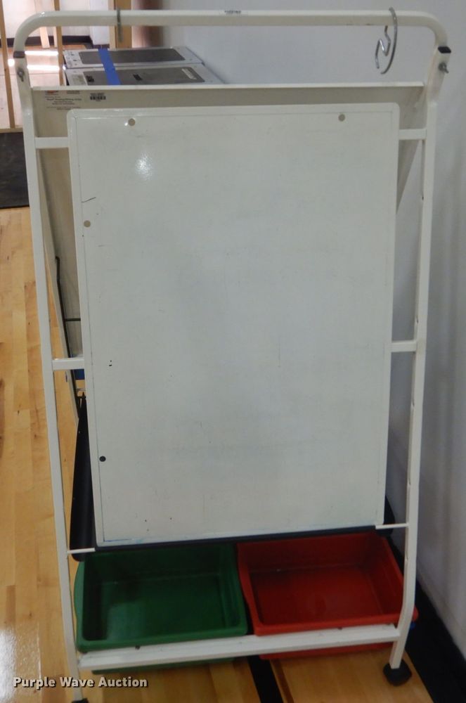 image for item KO9654 (2) tote racks and easel