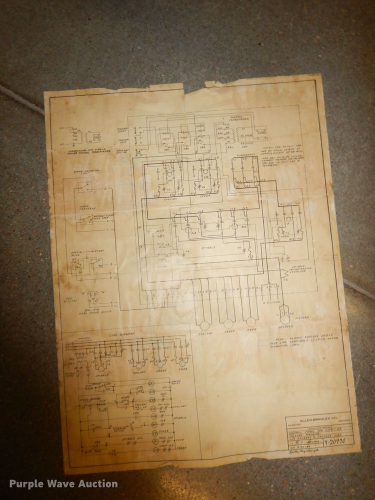 image for item KP9581 Milwaukee K  vertical milling machine