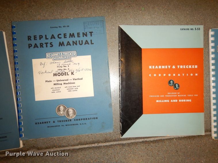 image for item KP9581 Milwaukee K  vertical milling machine