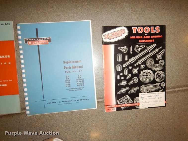 image for item KP9581 Milwaukee K  vertical milling machine