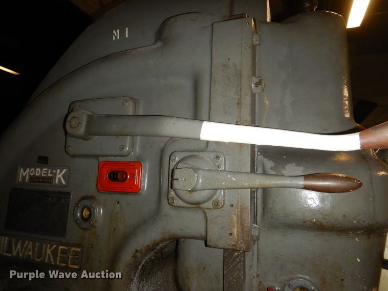 image for item KP9581 Milwaukee K  vertical milling machine