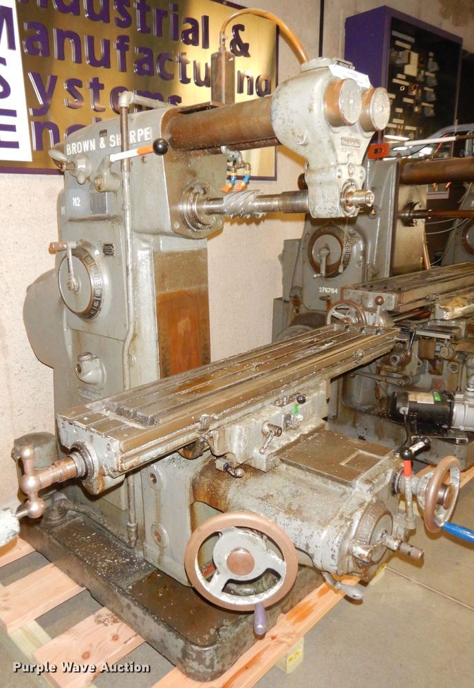 image for item KP9582 Brown & Sharpe  No. 2 horizontal milling machine