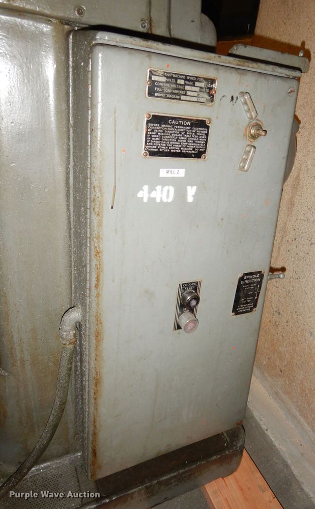 image for item KP9582 Brown & Sharpe  No. 2 horizontal milling machine