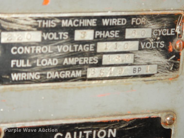 image for item KP9582 Brown & Sharpe  No. 2 horizontal milling machine