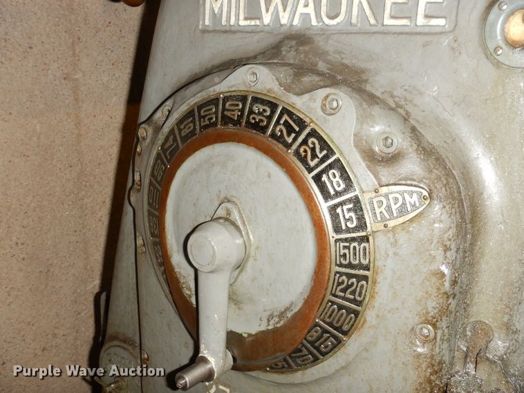 image for item KP9583 Milwaukee K  horizontal milling machine