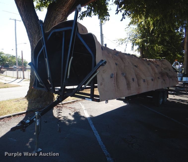 2009 Extreme rock climbing wall trailer in Tulsa, OK Item KV9482 sold