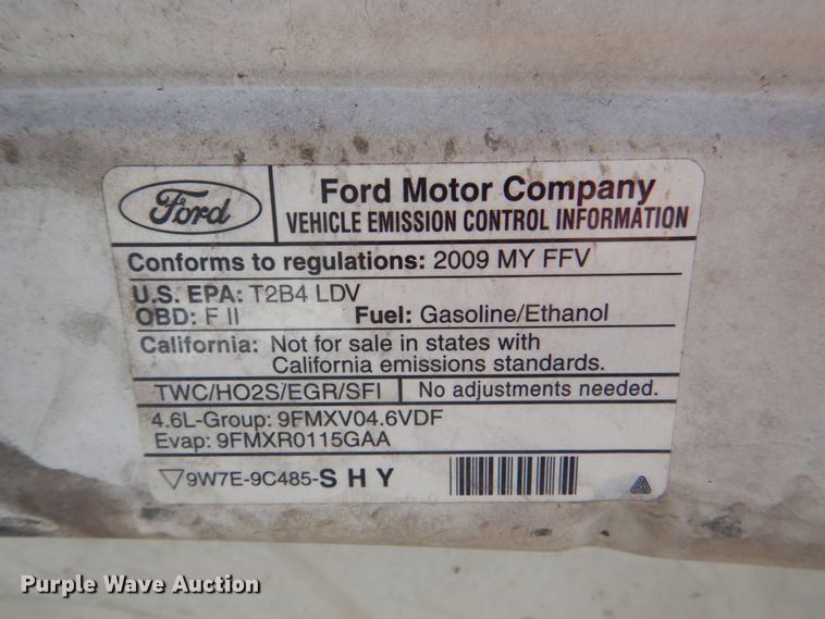 image for item KV9492 2009 Ford Crown Victoria Police Interceptor