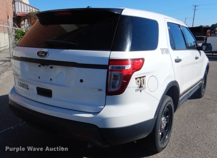 image for item KV9495 2015 Ford Explorer Police Interceptor  SUV