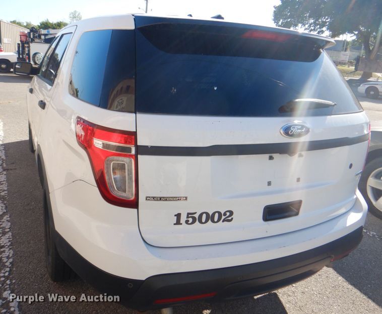 image for item KV9495 2015 Ford Explorer Police Interceptor  SUV