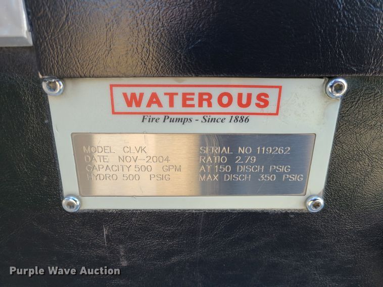 image for item L1266 2005 Ford F550 Super Duty  pumper fire truck