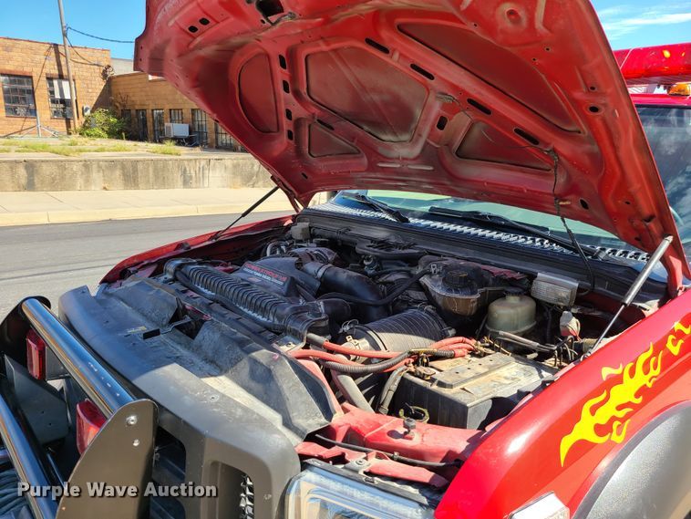 image for item L1266 2005 Ford F550 Super Duty  pumper fire truck