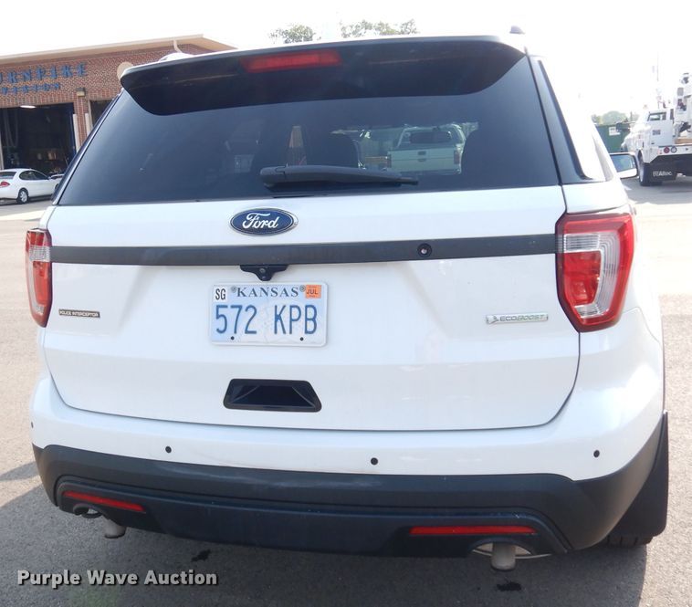 image for item DG0891 2017 Ford Explorer Police Interceptor  SUV