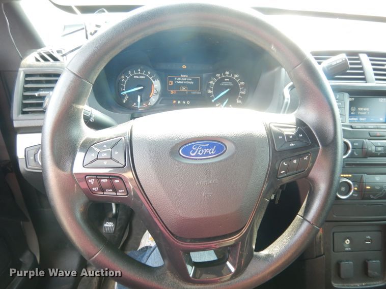 image for item DG0892 2017 Ford Explorer Police Interceptor  SUV