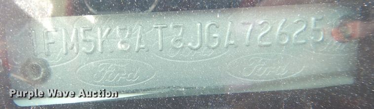 image for item DG0894 2018 Ford Explorer Police Interceptor  SUV