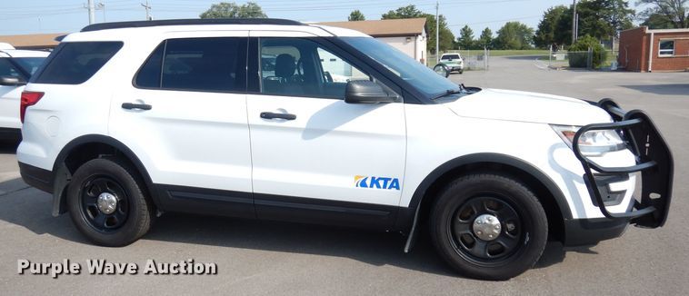 image for item DG0895 2018 Ford Explorer Police Interceptor  SUV