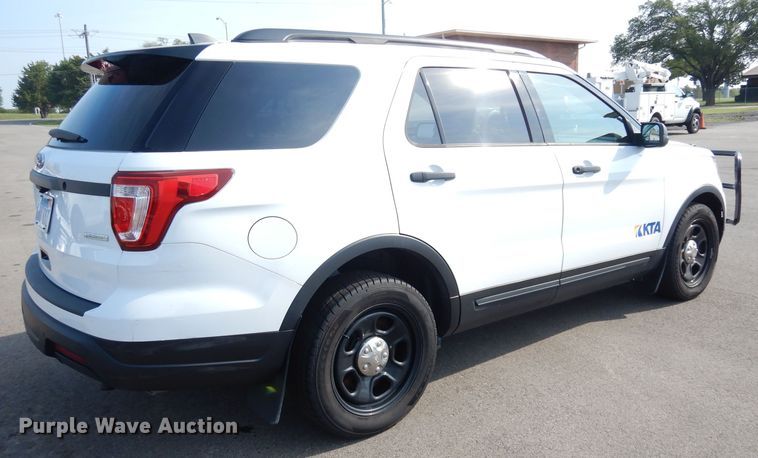 image for item DG0895 2018 Ford Explorer Police Interceptor  SUV