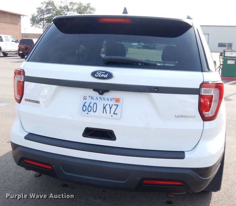 image for item DG0895 2018 Ford Explorer Police Interceptor  SUV