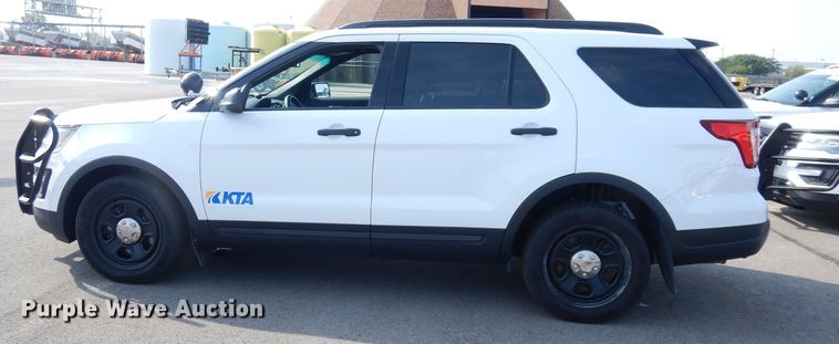 image for item DG0895 2018 Ford Explorer Police Interceptor  SUV
