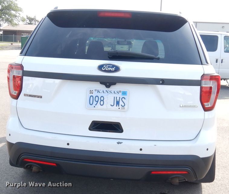 image for item DG0896 2017 Ford Explorer Police Interceptor  SUV