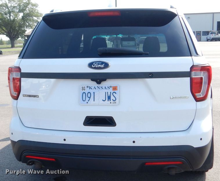 image for item DG0897 2017 Ford Explorer Police Interceptor  SUV