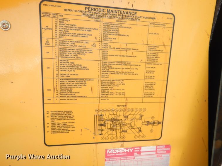 image for item DG0898 2005 John Deere 310SG  backhoe