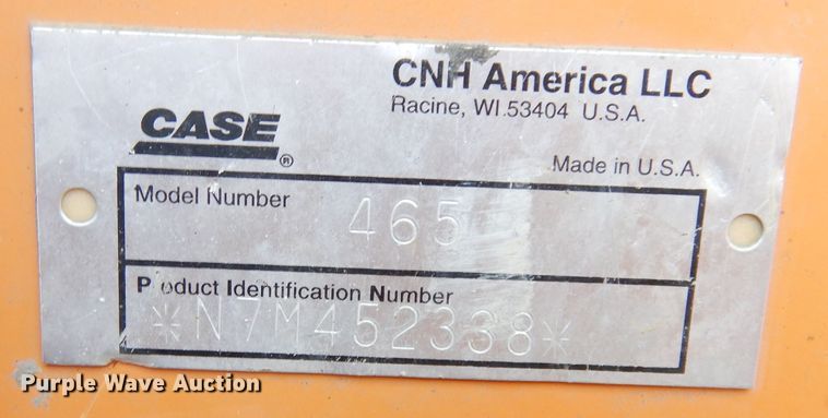 image for item DG0899 Case 465  skid steer loader