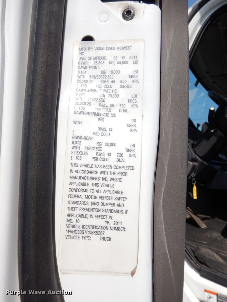 image for item DG0906 2012 Freightliner Business Class M2  dump truck