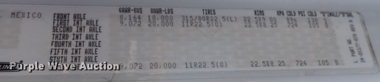 image for item DN2026 2012 Freightliner M2 106  dump truck