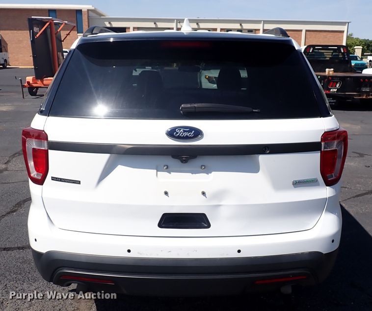 image for item DN2027 2017 Ford Explorer Police Interceptor  SUV