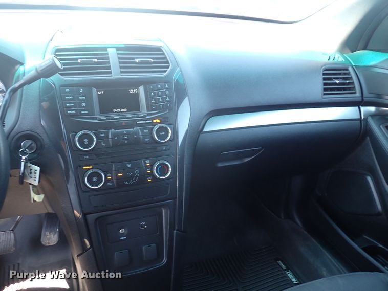 image for item DN2027 2017 Ford Explorer Police Interceptor  SUV