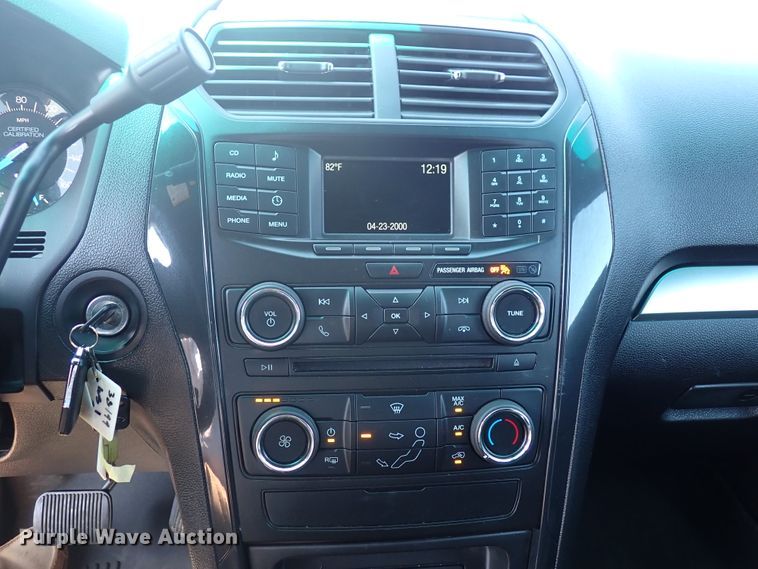 image for item DN2027 2017 Ford Explorer Police Interceptor  SUV