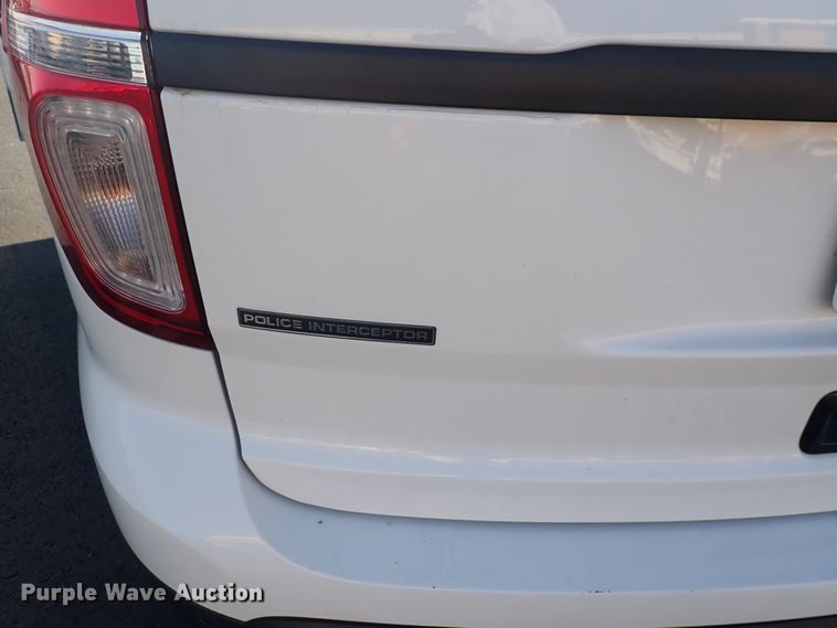 image for item DN2033 2014 Ford Explorer Police Interceptor  SUV