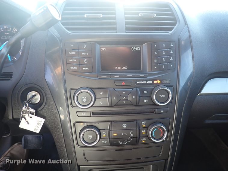 image for item DN2035 2017 Ford Explorer Police Interceptor  SUV