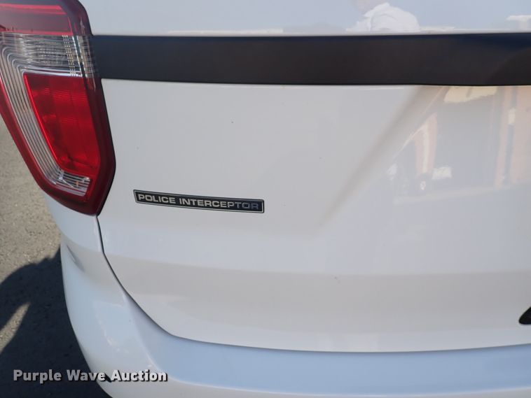 image for item DN2035 2017 Ford Explorer Police Interceptor  SUV