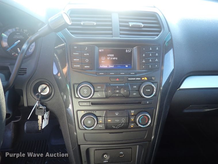 image for item DN2037 2016 Ford Explorer Police Interceptor  SUV