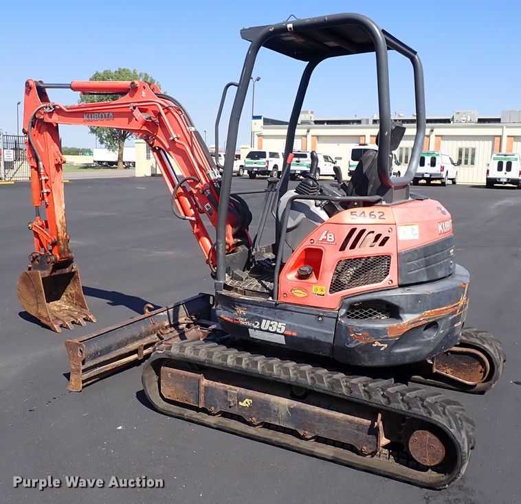 image for item DN2038 2012 Kubota U35S2  mini excavator