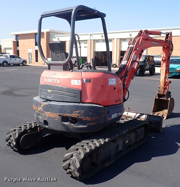 image for item DN2038 2012 Kubota U35S2  mini excavator