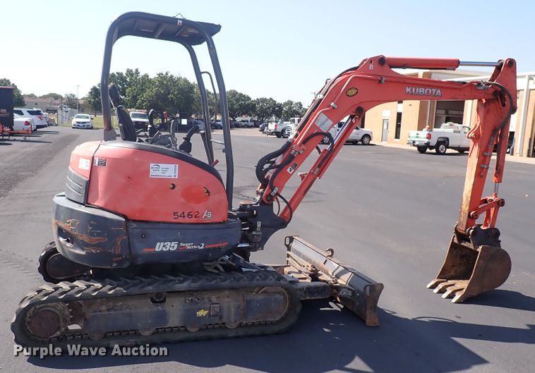 image for item DN2038 2012 Kubota U35S2  mini excavator