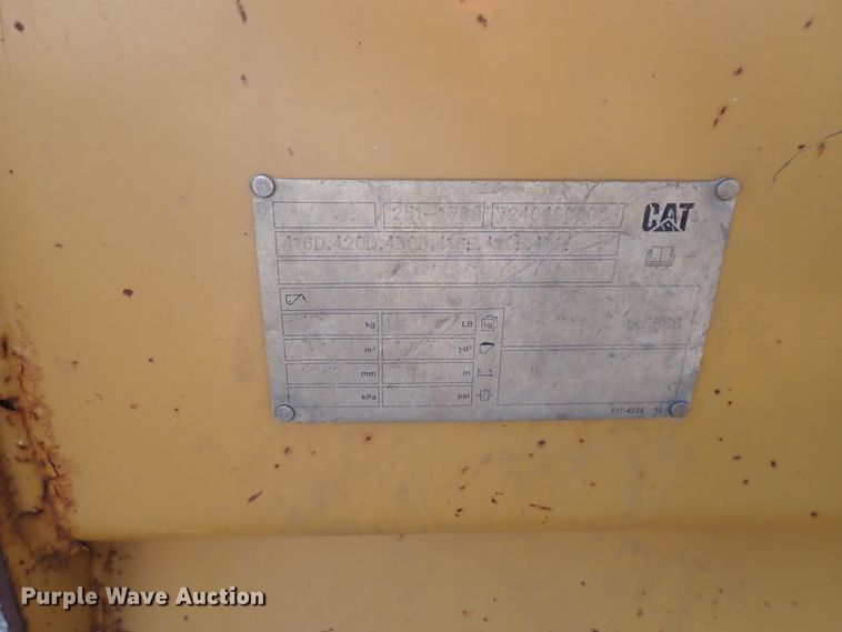 image for item DN2042 2004 Caterpillar 420D  backhoe