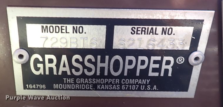 image for item IK9099 Grasshopper 729 Big Block  ZTR lawn mower