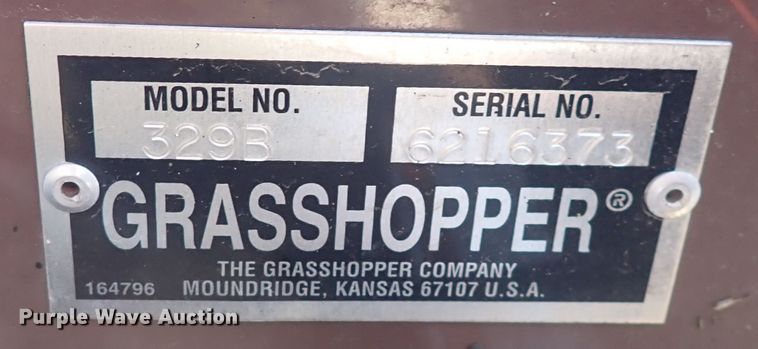 image for item IK9100 Grasshopper 329  ZTR lawn mower